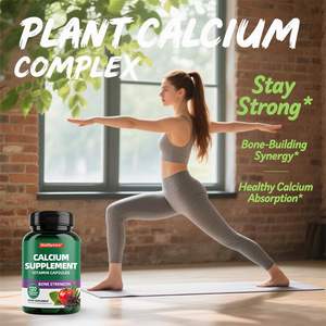 Oem ויטמין C ויטמין d3 k2 סידן מגנזיום חוזק עצם עם סידן 600 מ "ג תוסף סידן על בסיס צמחי - Product Image 2