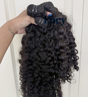 Venta al por Mayor de Paquetes de Cabello Indio Virgen, Extensiones de Cabello Humano Rizado Birmano con Cutícula Alineada
