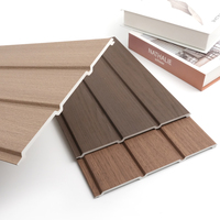 Panneau mural WPC anti-moisissure et insonorisant, panneau composite bois-plastique durable pour la décoration de la chambre à coucher et du salon