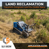 Trinciatrice Industriale Forestale per Skid Steer, Riciclatore di Legno, Cippatrice per Uso Agricolo e Frutteto