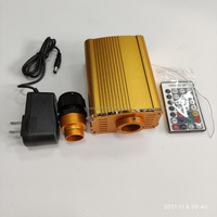 Lampu Serat Optik Sauna dengan LED RGBW 18W + Roda Berkelap-kelip dan Serat Optik untuk Langit-langit Bertabur Bintang