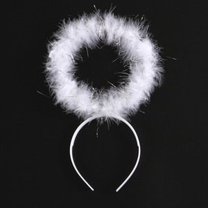 2022 Enfants Halloween Noël Blanc 3pcs <span class=keywords><strong>Halo</strong></span> Ange Plume Angle Ailes CARR-043 - Product Image 4