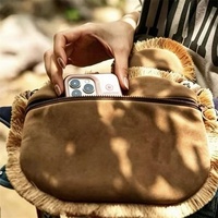 Sac bandoulière en peluche Tigre du Zodiaque pour femme Zeyu, style folklorique chinois, sac à bandoulière brodé, sac en fausse fourrure ODM / OEM