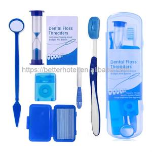 Equipo de Cuidado <span class=keywords><strong>Bucal</strong></span>, Hilo Dental y Cepillo de Dientes de Ortodoncia en Bolsas para Dentistas - Product Image 3