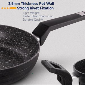 Ensemble de 9 ustensiles de cuisine antiadhésifs pour cuisinière à <span class=keywords><strong>induction</strong></span> et cuisinière à gaz - Product Image 5