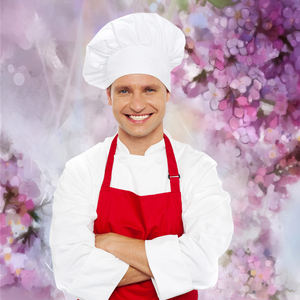 Fondos de tema de retrato de bebé recién nacido para fotografía flores púrpuras de ensueño dulce niña cumpleaños Baby Shower sesión de <span class=keywords><strong>fotos</strong></span> embarazada - Product Image 6