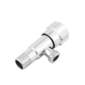 Robinet d'angle sanitaire manuel AYDIN AD-2014 en acier inoxydable 201 à double sortie pour eau – Robinet d'angle pour toilettes AD-2014 - Product Image 4