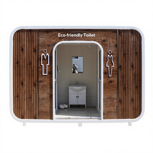 Baño Portátil para Exteriores para Áreas Escénicas y Parques Ecológicos, Material Plástico, Ahorro de Agua, Tipo Espuma, Anticorrosión, Duradero, Público - Product Image 2