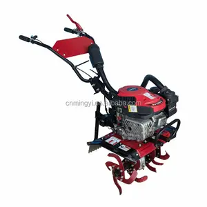 Beste Kwaliteit Lagere Prijs Mini Benzine Power Tiller Machine Mini Roterende Helmstok Power Tiller Agrarische