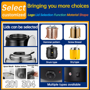 Электрический нагревательный контейнер из нержавеющей стали, 13 л - Product Image 6