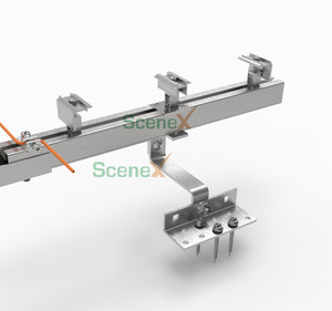 Crochets de toit et kit de fixation réglables à 3 positions en acier inoxydable SUS304 pour toits en <span class=keywords><strong>ardoise</strong></span>, garantie 10 ans, 140 mm - Product Image 3
