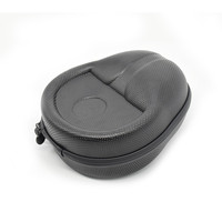 Sac de rangement noir en gros pour casque, étui portable pour écouteurs Bluetooth, pochette zippée en PU pour accessoires 3C