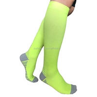 Chaussettes de sport à compression graduée pour hommes, personnalisées, pour l'automne, le basketball, la course à pied, l'entraînement et la récupération, hauteur genou, 20-30 mmHg