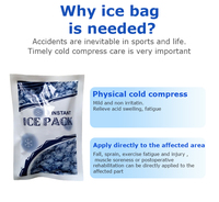 Pack de glace instantané rapide jetable personnalisé compresse Pack à usage unique personnaliser les packs de chaleur de glace médicale