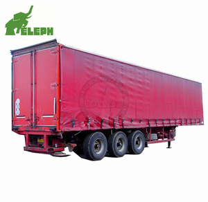 Semirimorchio a 3 Assi con Tenda Laterale Tipo Box per Trasporto Merci a <span class=keywords><strong>Prezzo</strong></span> di Fabbrica - Product Image 5