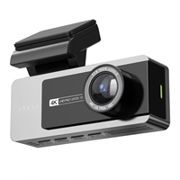 Grabadora de Video Delantera y Trasera de Doble Lente 4K de Alta Calidad con Visión Nocturna, Caja Negra para Vehículo, DVR para Auto