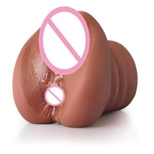 2 in 1 männlicher Mastur bator Sexspielzeug für Männer Lebensechte Taschen muschi mit realistischer 3D-Vagina und engem Anal Sex Stroker - Product Image 1