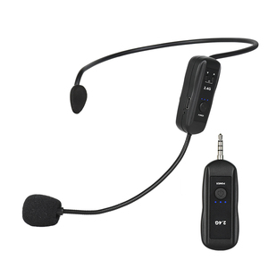 2.4G <strong>Wireless</strong> <strong>Microphone</strong> Headsets Audio Amplification for Bluetooth Speaker &amp; Teacher's Lectures Stage Performances <strong>Microphone</strong> - Product Image 1