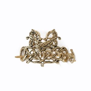 Retro Goldene Haarnadeln Metall knoten Celtics Haars pange Viking Goth Pan Haars pangen Zubehör Schmuck Chop Sticks Haarnadel für Frauen - Product Image 5