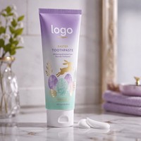 Dentifrice Herbal Blanchissant Personnalisé en Usine, Anti-Caries, Sans Fluorure, à la Niacinamide, à l'Essence Violette, à l'Hydroxyapatite et au Charbon de Bambou