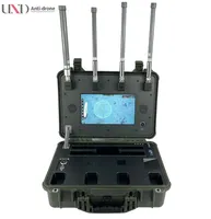 Bloqueur de drones portable et durable, détecteur anti-drone, portée 5 km, bande complète 30 MHz-6 GHz, détection de liste noire/blanche, contrôle à distance, plus de 30 drones