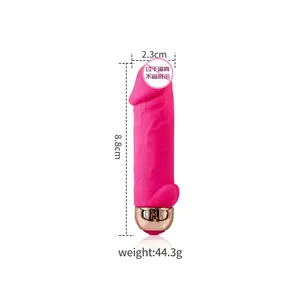 Moda pênis vibrador Sex Toys Strong Mini Recarregável Impermeável Bala Vibrador para mulheres Impermeável Portátil Vibra