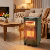 Chauffage d'appoint 3-en-1 (gaz GPL et électrique) 4,2 kW pour intérieur, OEM/ODM, vente en gros directe usine, certifié CE