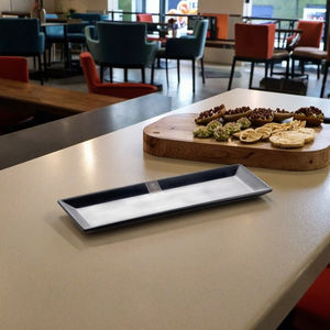 プリント付きのカスタマイズされた豪華な長方形の100% メラミントレイ、食堂フードトレイ - Product Image 5