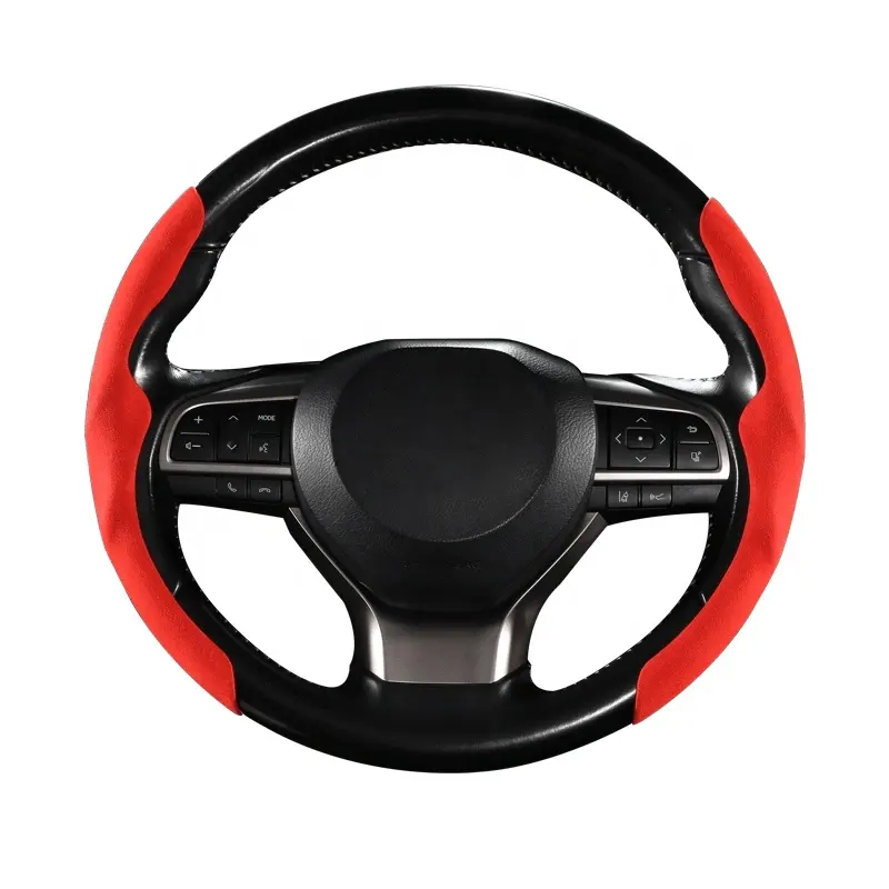 Beautiful steering wheel covers for porsche cayenne 958 911 986 987 992 panamera macan taycan boxster carbon fiber accessories