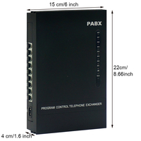 Système PABX Excelltel MD108, système téléphonique à ligne unique avec prise EU/US pour application SOHO, fabriqué en Chine