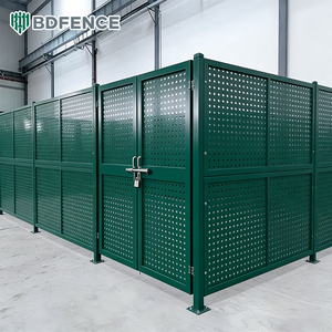 Valla Modular Perforada de Instalación Rápida |   Barrera Metálica de Tamaño Personalizado para Talleres Industriales y Almacenes Logísticos - Product Image 3