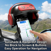 Support de téléphone portable étanche pour casque, idéal pour la navigation sur moto et véhicule électrique, et la livraison à domicile en vélo - Vente en gros B2B