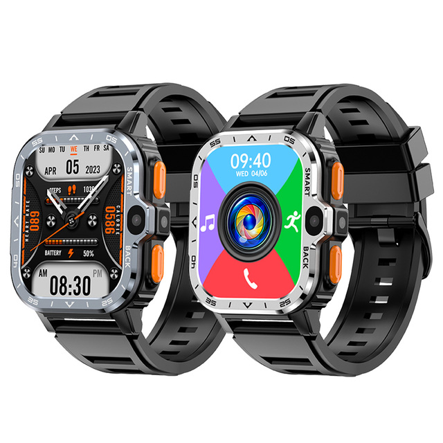 PGD 4G Smartwatch GPS WIFI Camera Support-IPS RAM 2GB ROM 16GB Sim Card Mobile Phone Compatible Tiktok PGD Smart Watch