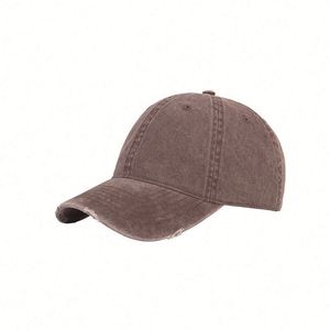 Summer New Washed <b>Distressed</b> Baseball Cap Soft <b>Top</b> Personalized Retro Sun Hat - Product Image 5