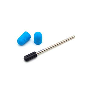 100pcs 5x11mm 180 Grit Sanding <b>Cap</b> Nail Drill Bit Pedicure Sanding Band <b>Caps</b> for Nail Salon - Product Image 3