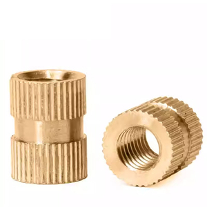 Gb809 <span class=keywords><strong>Brass</strong></span> có khía chèn Nut cho ép phun Nhúng Ren chèn đôi vượt qua loại M2 M2.5 M3 M4 <span class=keywords><strong>M5</strong></span> M6 M8 M10 M12 - Product Image 4