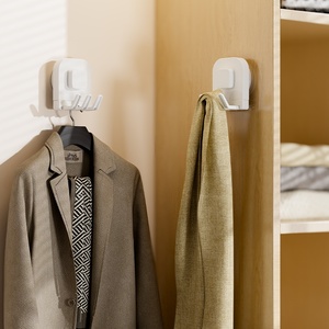 Đa chức năng nhựa không thấm nước Móc & rails hút chân không cốc móc cho quần áo phím & Lưu trữ trong phòng tắm & nhà bếp - Product Image 4