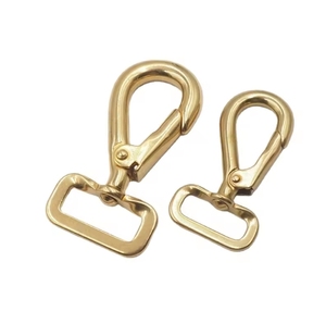 Precio de fábrica, ganchos de gatillo de Metal de 25mm, gancho de presión ovalado, mosquetón, herrajes para bolsos - Product Image 1
