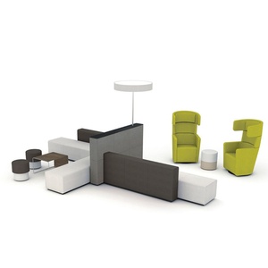Sofá Modular Combinable para Áreas Públicas, Recepción, Oficina, Biblioteca de Hotel - Product Image 6