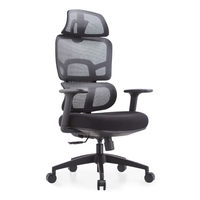 Chaise de bureau ergonomique en tissu de luxe pour PDG, fabricant et grossiste, chaise de bureau pour employés et dirigeants
