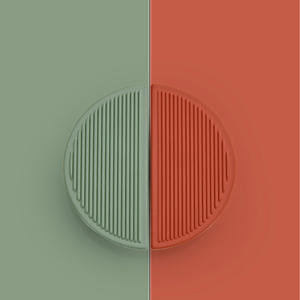 Poignée de porte de placard en alliage de zinc de style minimaliste, motif circulaire multicolore, semi-circulaire, pour cuisine, chambre à coucher, commode, armoire - Product Image 4