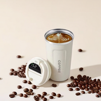 Bouteille isotherme intelligente en acier inoxydable sans BPA de 500 ml pour eau froide, fabriquée par [Nom du fabricant]