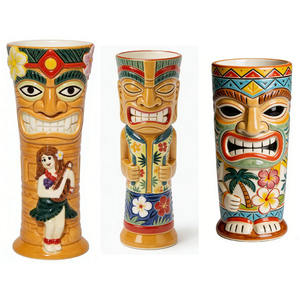 Productos Personalizados <span class=keywords><strong>Originales</strong></span> con Derecho de Autor, <span class=keywords><strong>Tazas</strong></span> de Cóctel de Porcelana Tropical Hawaiana, Catálogo de <span class=keywords><strong>Tazas</strong></span> Tiki de Cerámica para Bar - Product Image 2