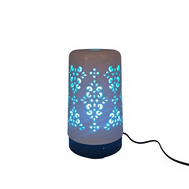 Portable 200ml Modern Ceramic Oil Diffusers USB Powered with French Language for Home and Hotel Use