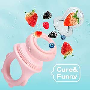 Mangeoire en Silicone sans BPA pour bébé, avec Fruits et légumes frais, jouet de dentition, sucette - Product Image 2