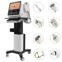 Appareil 8-en-1 2026 pour microdermabrasion, jet d'oxygène, anti-chute de cheveux, analyse du cuir chevelu, raffermissement cutané, nettoyage et hydratation