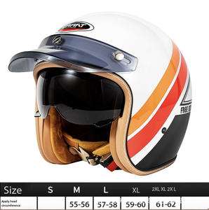 YM toutes saisons ABS <span class=keywords><strong>casque</strong></span> de moto électrique certifié DOT conception intégrale garantie de 2 ans hommes femmes nouveau <span class=keywords><strong>Vintage</strong></span> sécurité d'abord - Product Image 5