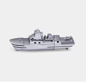 metal ship usb flash drive,128GB simulation warship shape U disk