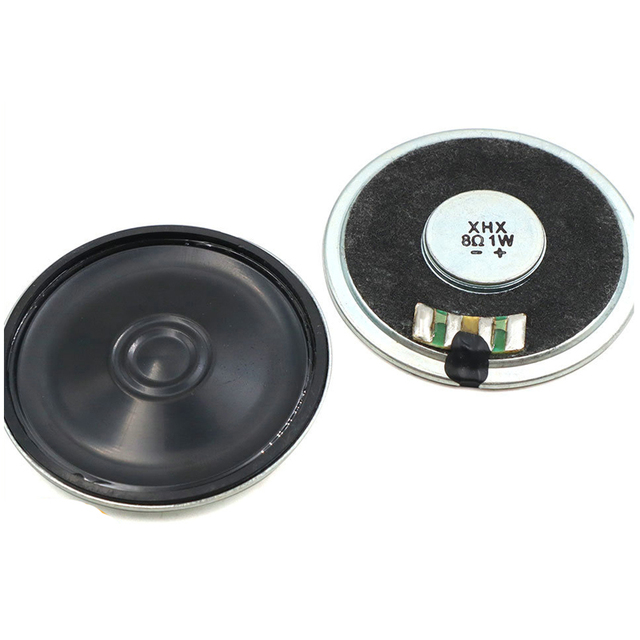 Hot 36mm 45mm 110db Steel Shell Round Shape Flat Thin 8Ohm 1W Full Range Mylar Cone Speaker for Tablet Computer Interphone