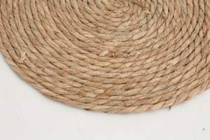 Vendita diretta dalla fabbrica di piatti per caricabatterie tonde Boho in tessuto per matrimonio in Rattan resistente al calore - Product Image 5